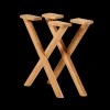 Clearance CASA Acacia Gambe A X Set Di 2 Naturale