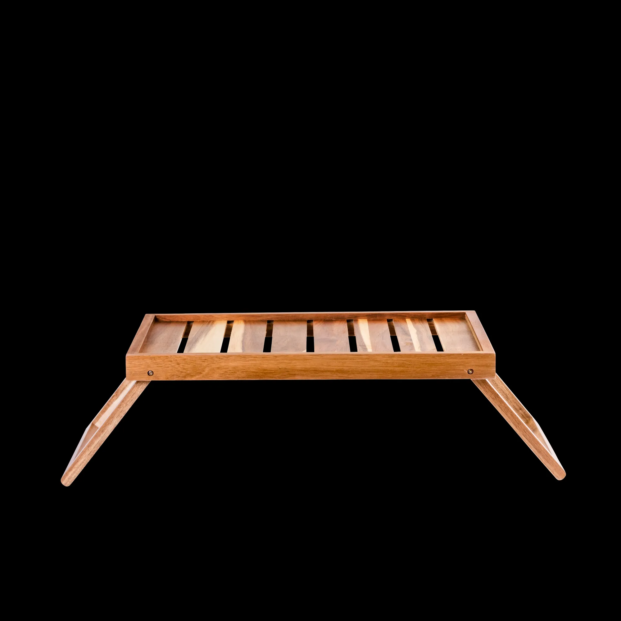 Outlet CASA Acacia Vassoio Da Letto Naturale