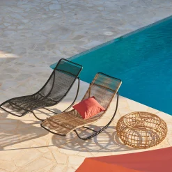 Clearance CASA Acapulco Sdraio A Dondolo Nero