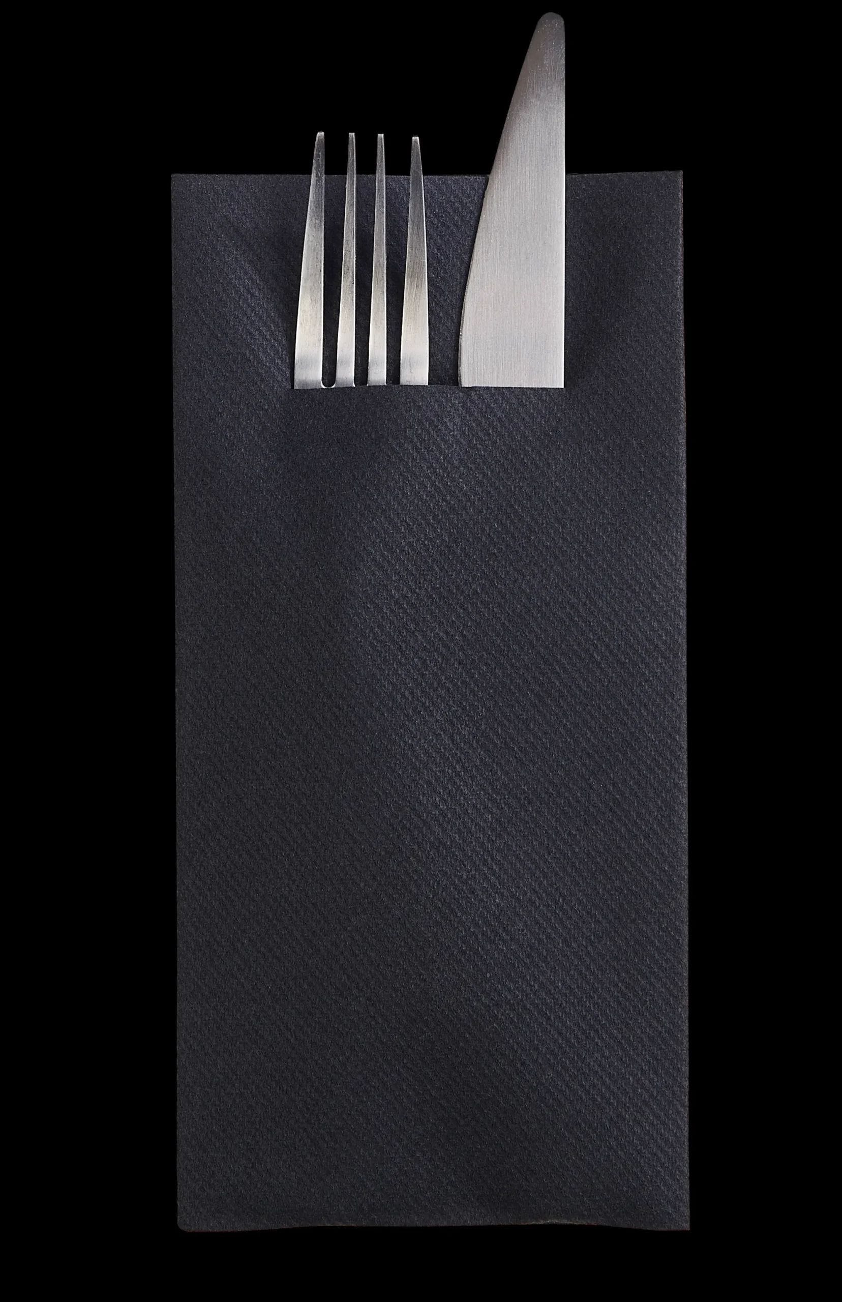 Outlet CASA Airlaid Tovaglioli Set Di 12 Nero