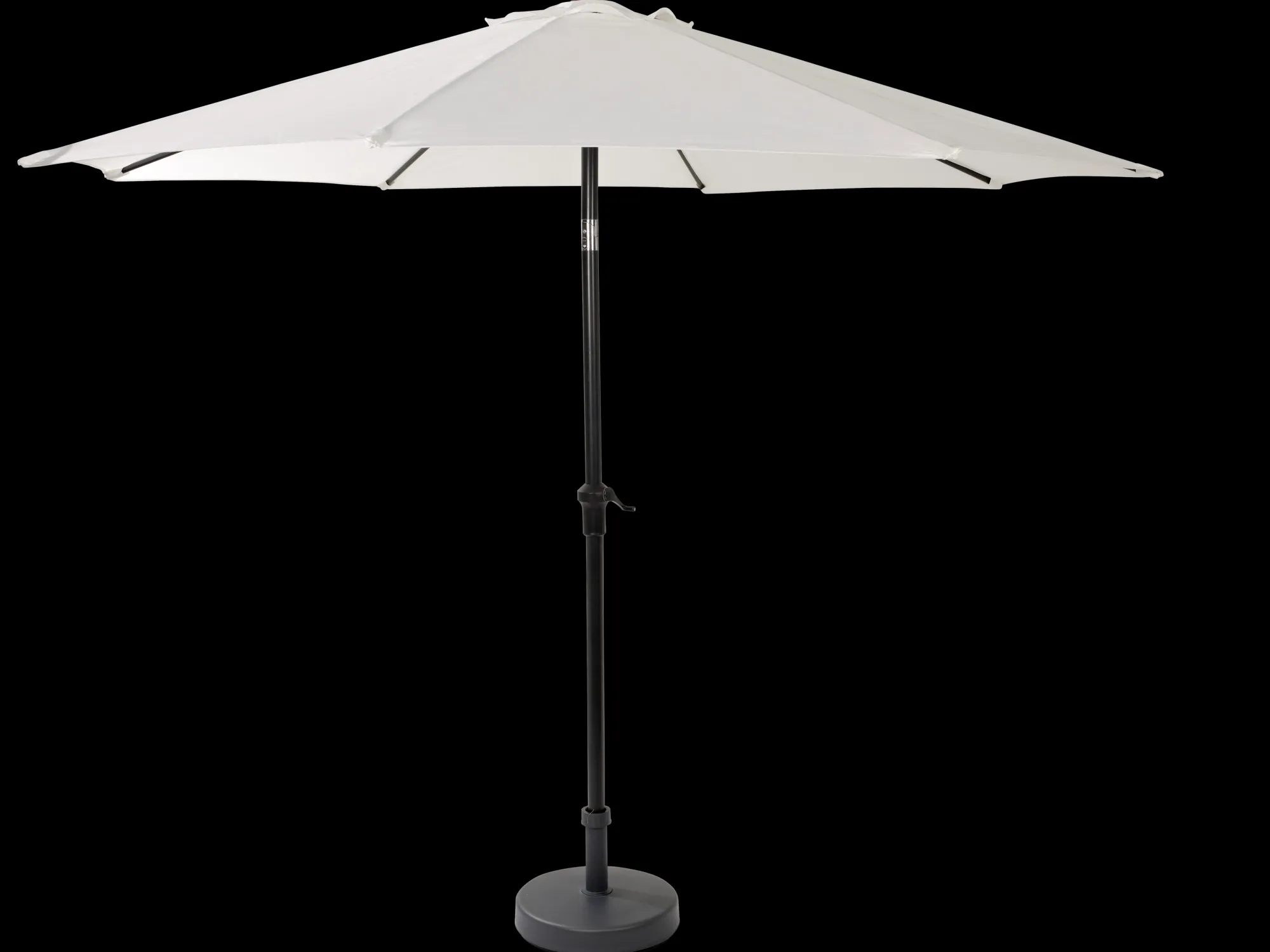 Clearance CASA Alu Ombrellone Senza Base Bianco