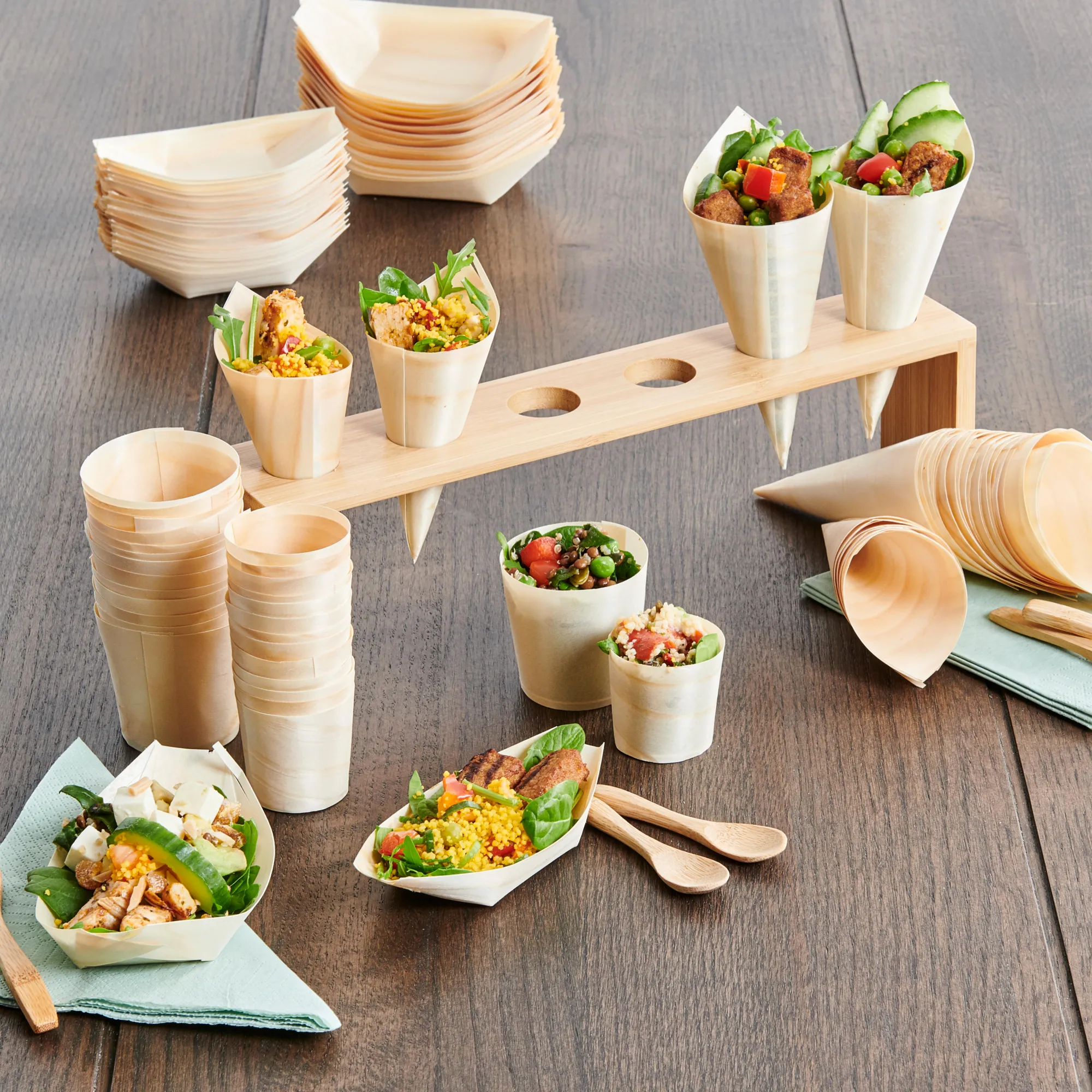 Clearance CASA Apero Eco Cartocci Set Di 20 Naturale