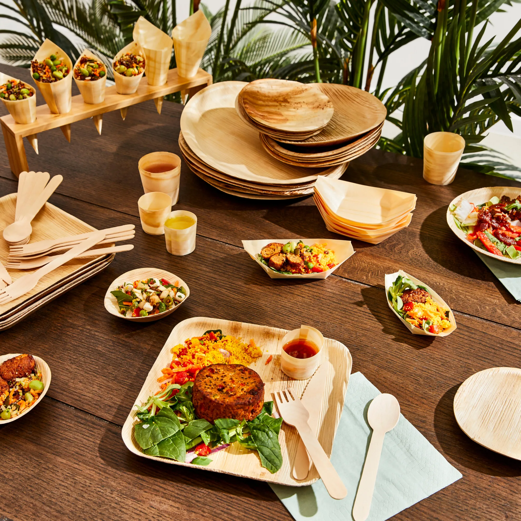Hot CASA Apero Eco Ciotole Set Di 20 Naturale