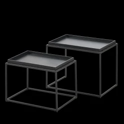 Outlet CASA Apollo Tavolini Set Di 2 Nero
