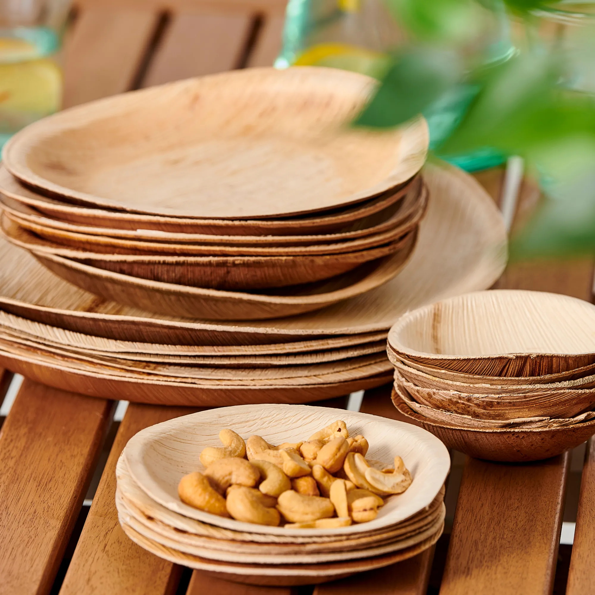 Sale CASA Areca Leaf Piatti Set Di 6 Naturale