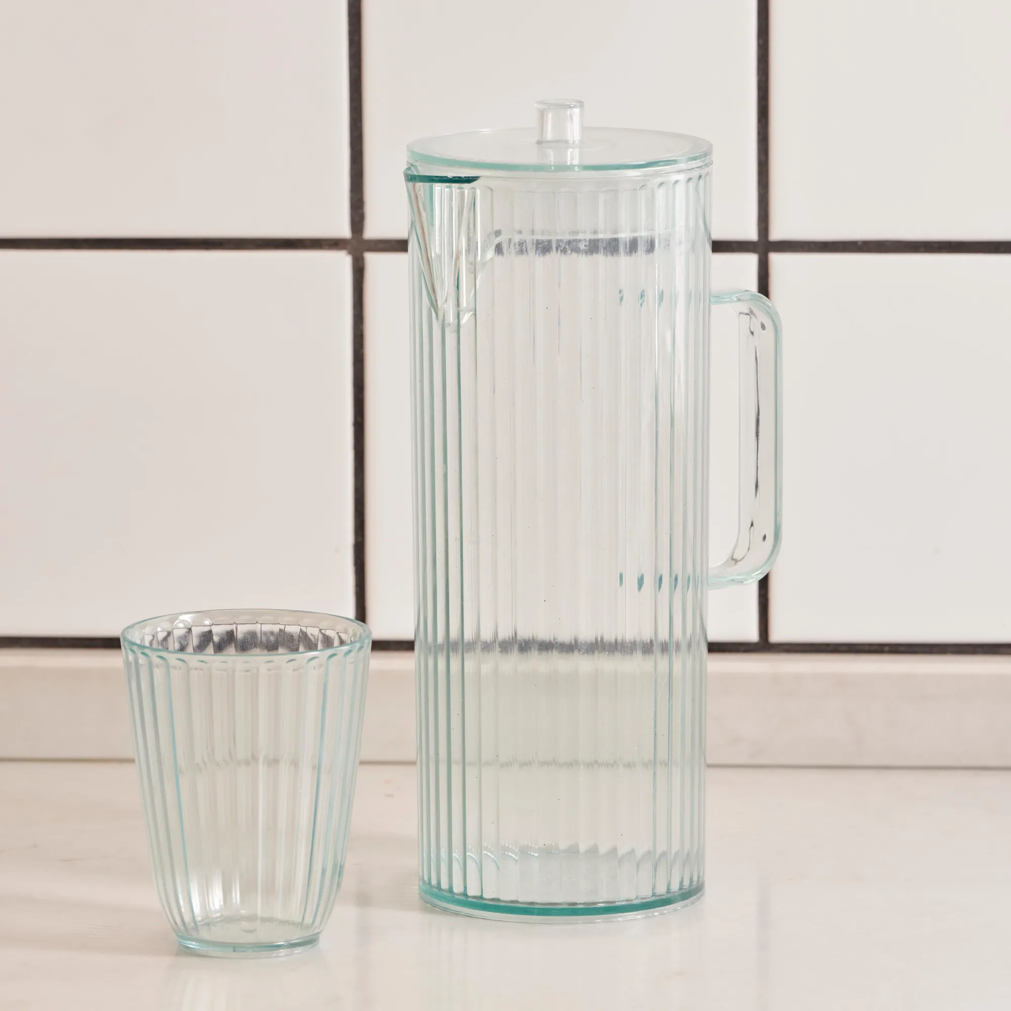 CASA Aura Green Caraffa Con Coperchio Verde