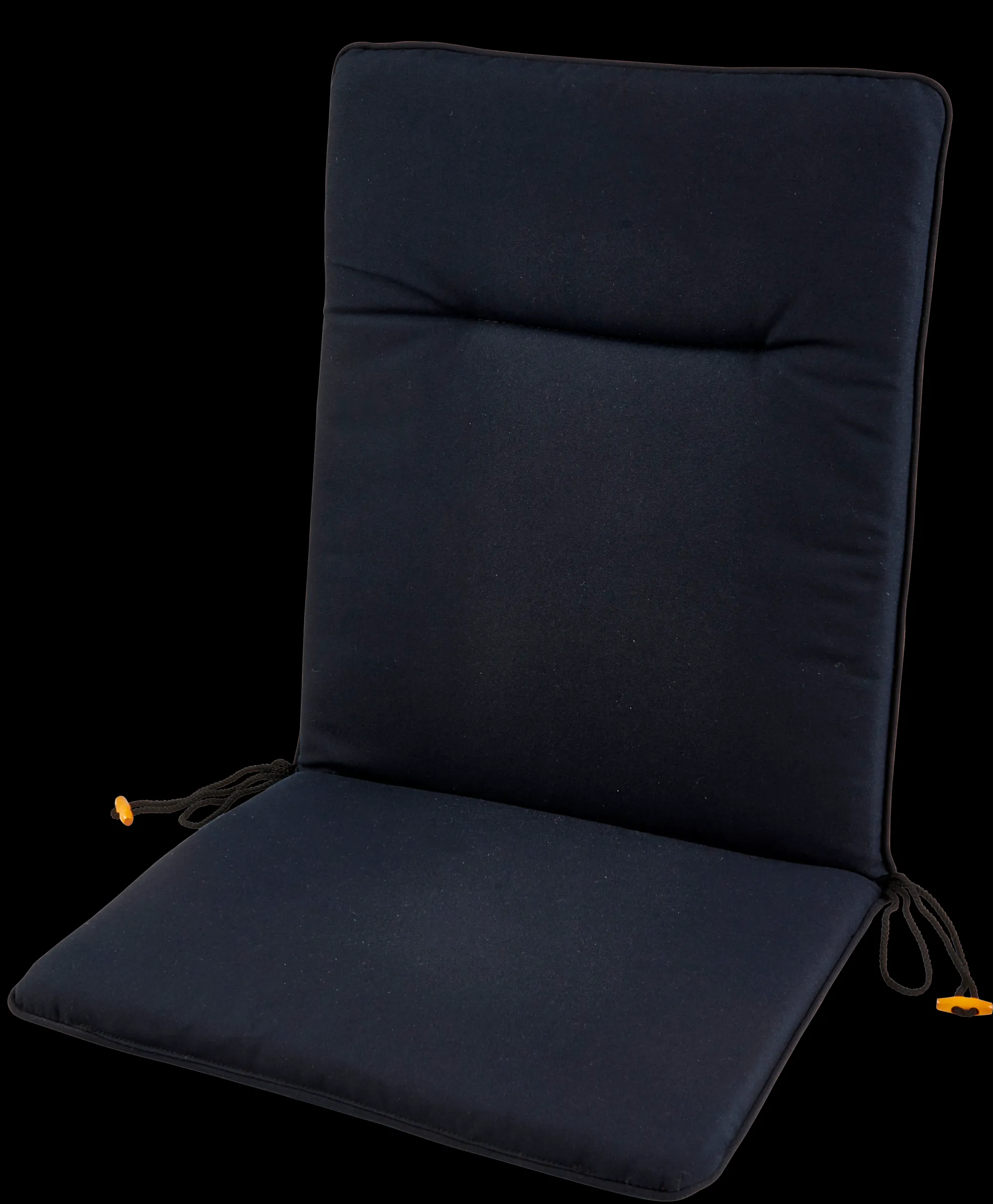 Clearance CASA Azur Cuscino Da Giardino Per Sedia Piegh Nero