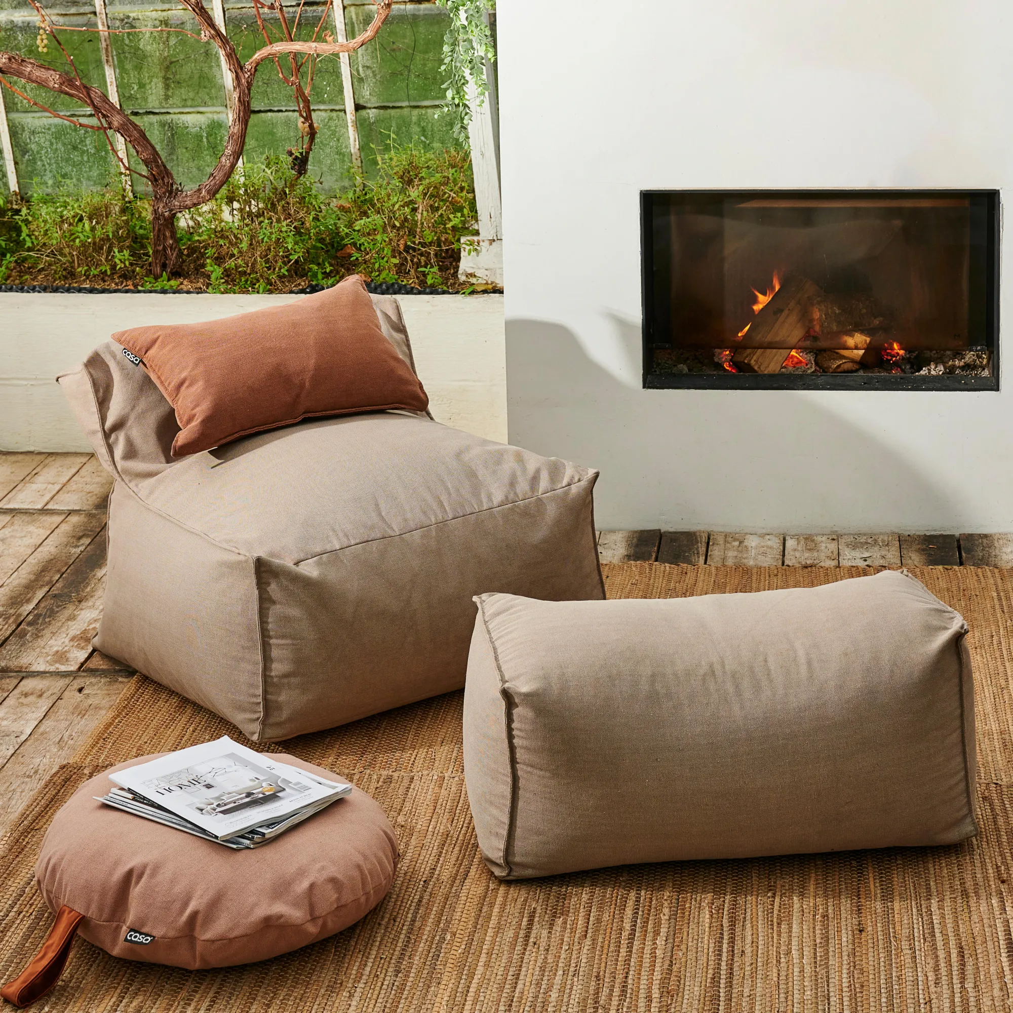 Discount CASA Bagie Poltrona A Sacco Beige