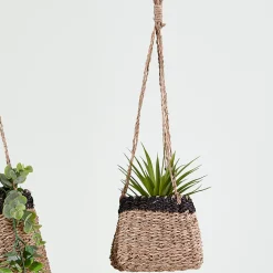 Clearance CASA Baku Vaso Sospeso Nero, Naturale