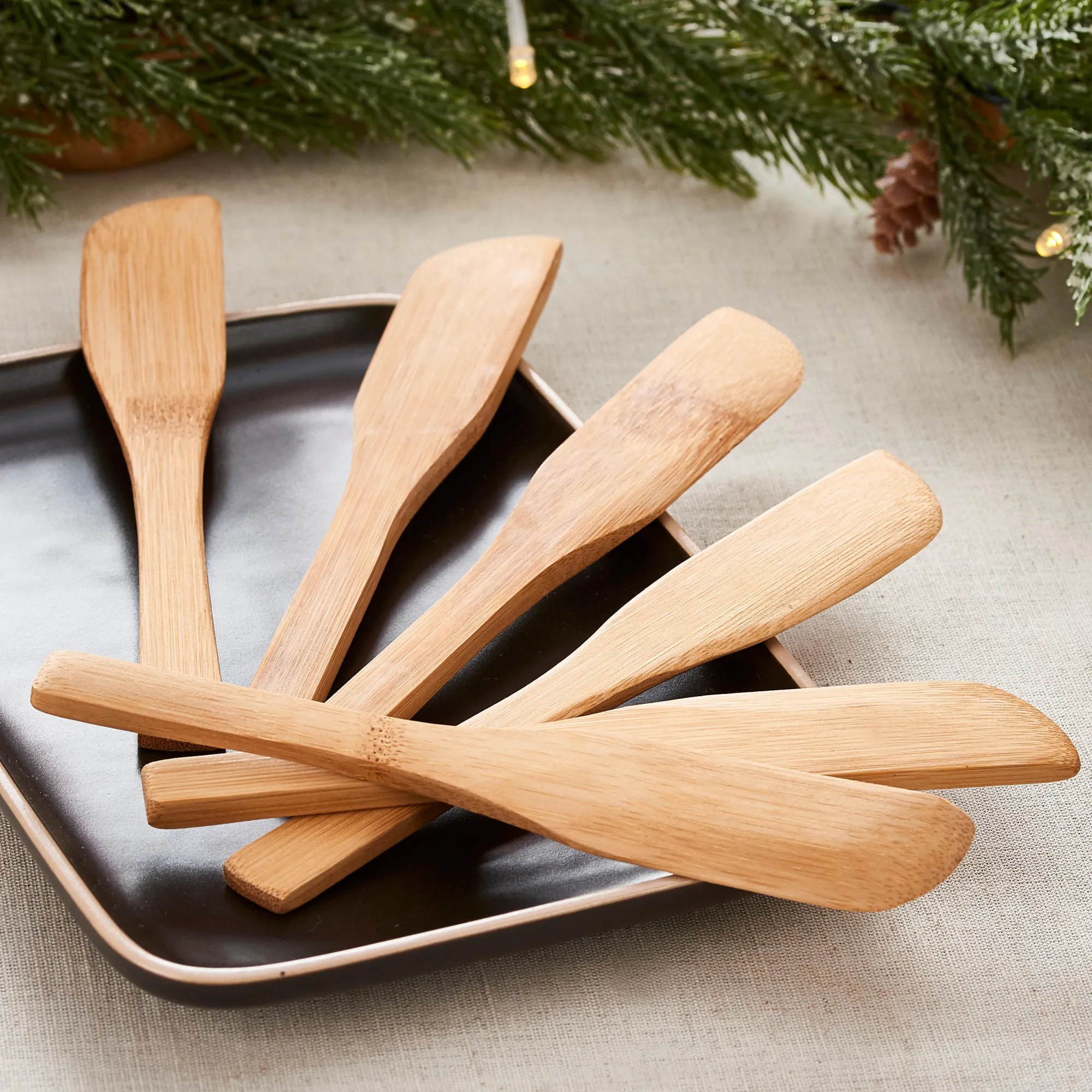 Discount CASA Bamboo Coltelli Tapa Set Di 6 Naturale