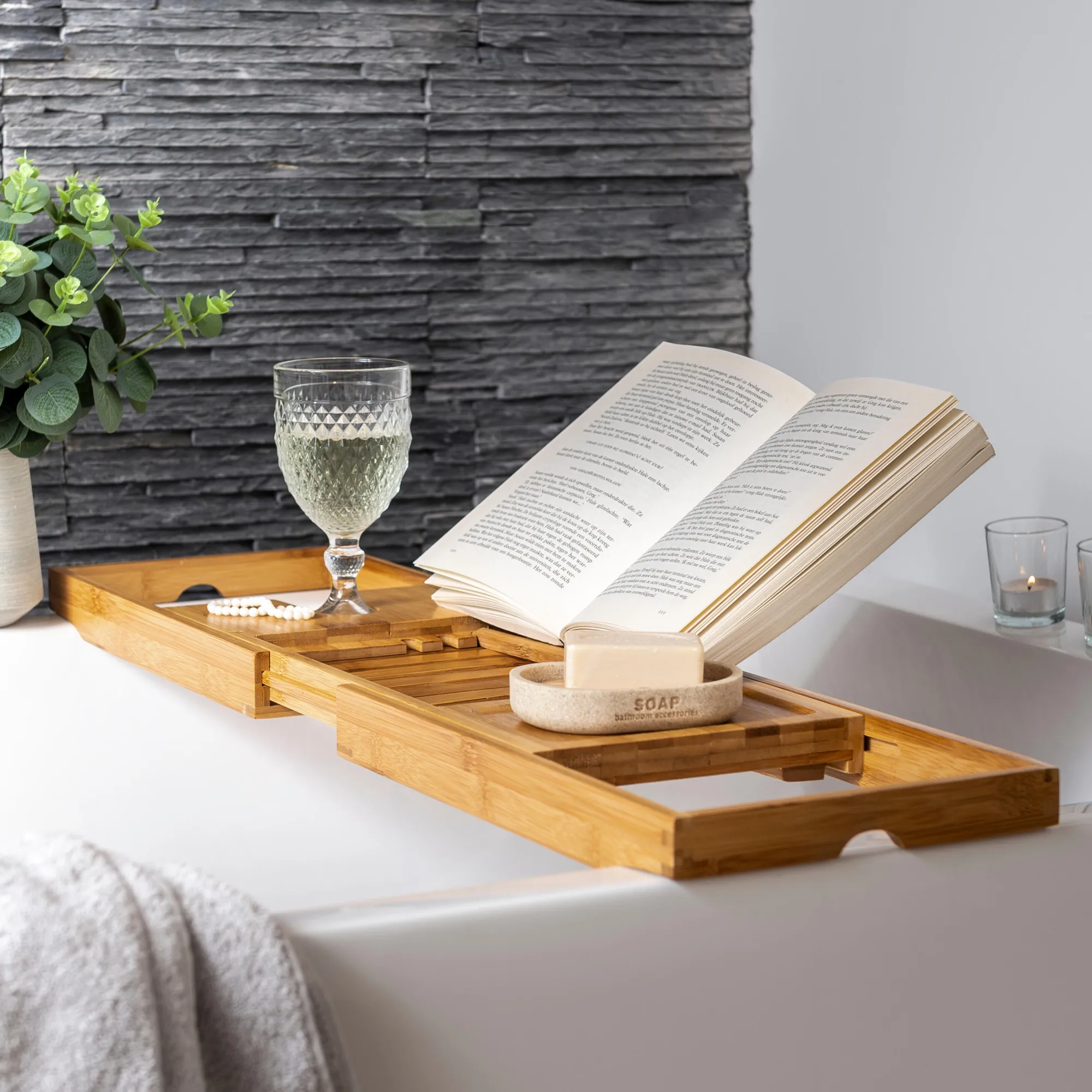 Sale CASA Bamboo Mensola Per Vasca Da Bagno Naturale