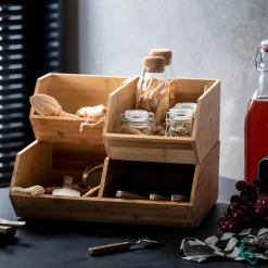 Online CASA Bamboo Organizzatore Impilabile Naturale