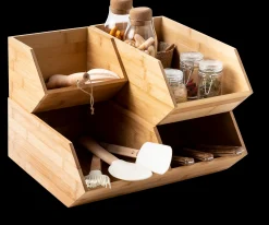 Online CASA Bamboo Organizzatore Impilabile Naturale
