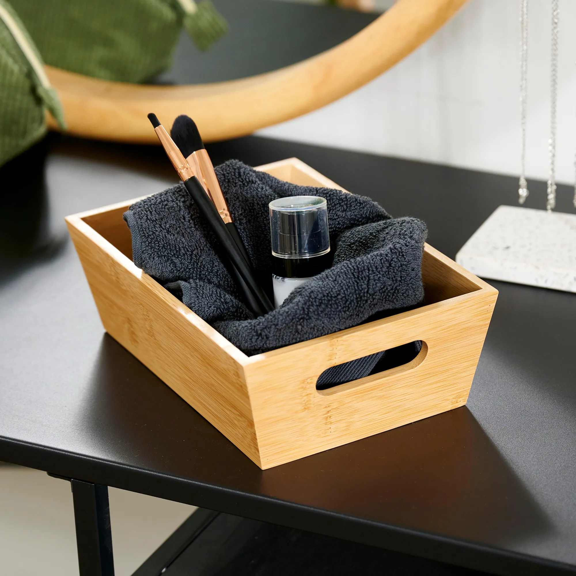 New CASA Bamboo Organizzatore Naturale