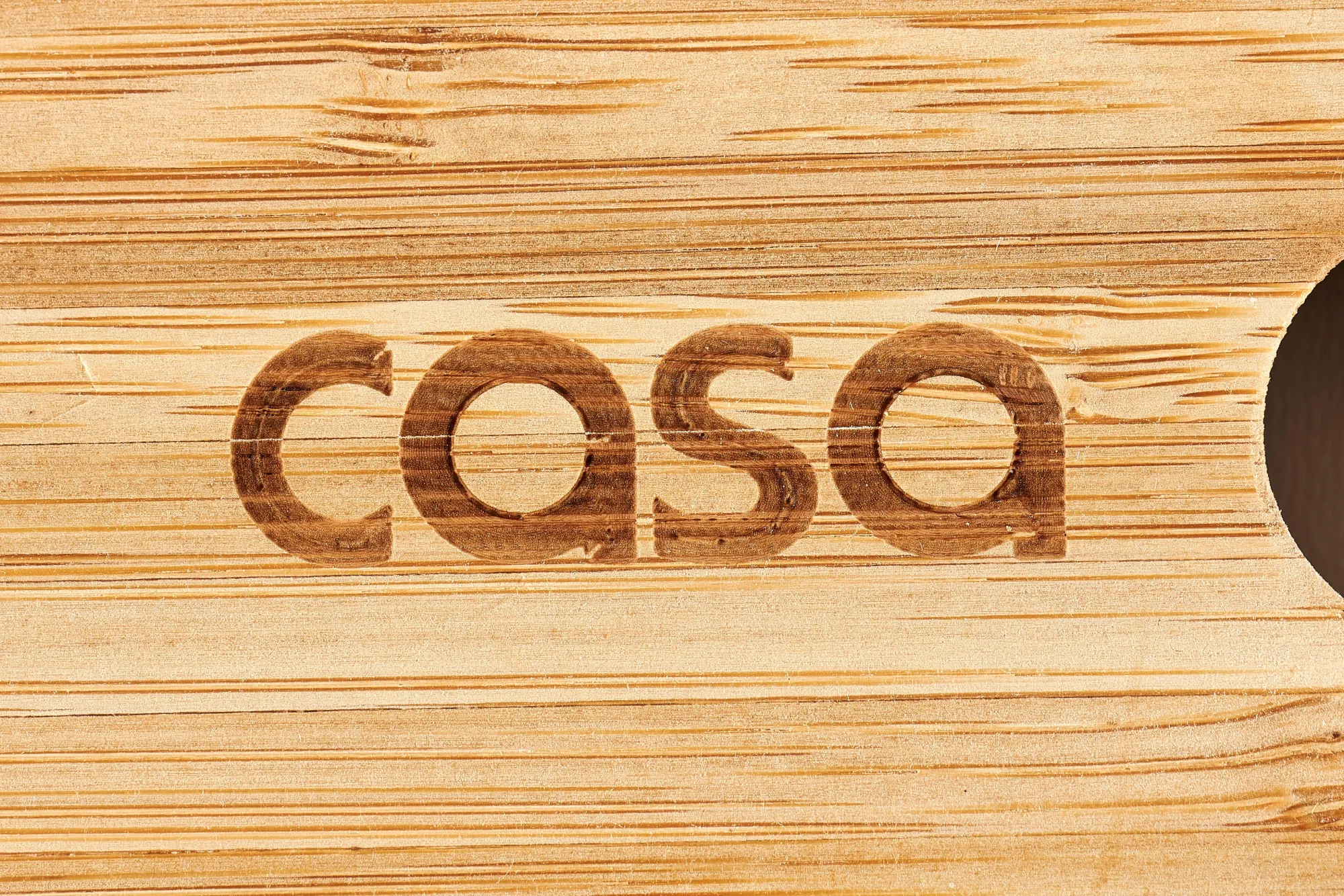 New CASA Bamboo Tagliere Naturale