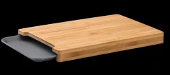 Online CASA Bamboo Tagliere Raccogli Succo Grigio, Naturale