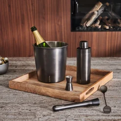 Clearance CASA Bartender Shaker Da Cocktail Grigio Scuro