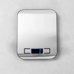 New CASA Basic Bilancia Da Cucina Digitale Metallico, Argentato