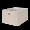 Outlet CASA Basic Boucle Cesta Portatutto Bianco Sporco/Sabbia