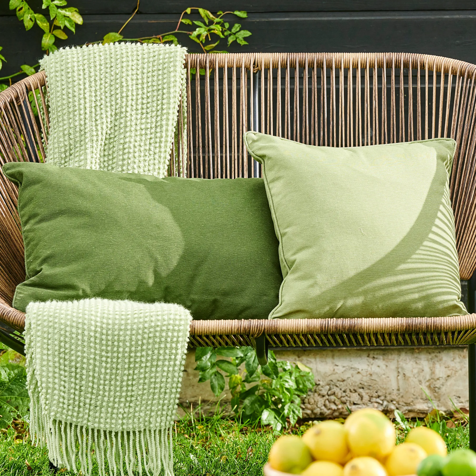 New CASA Baya Cuscino Verde Scuro