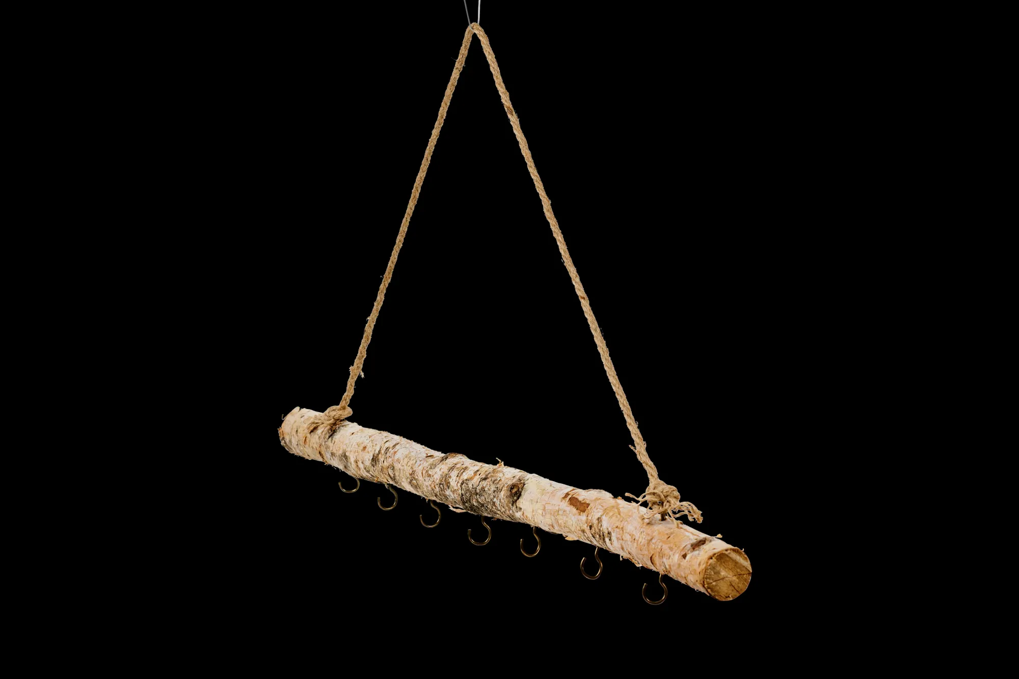 New CASA Birch Ramo Con 7 Ganci Naturale