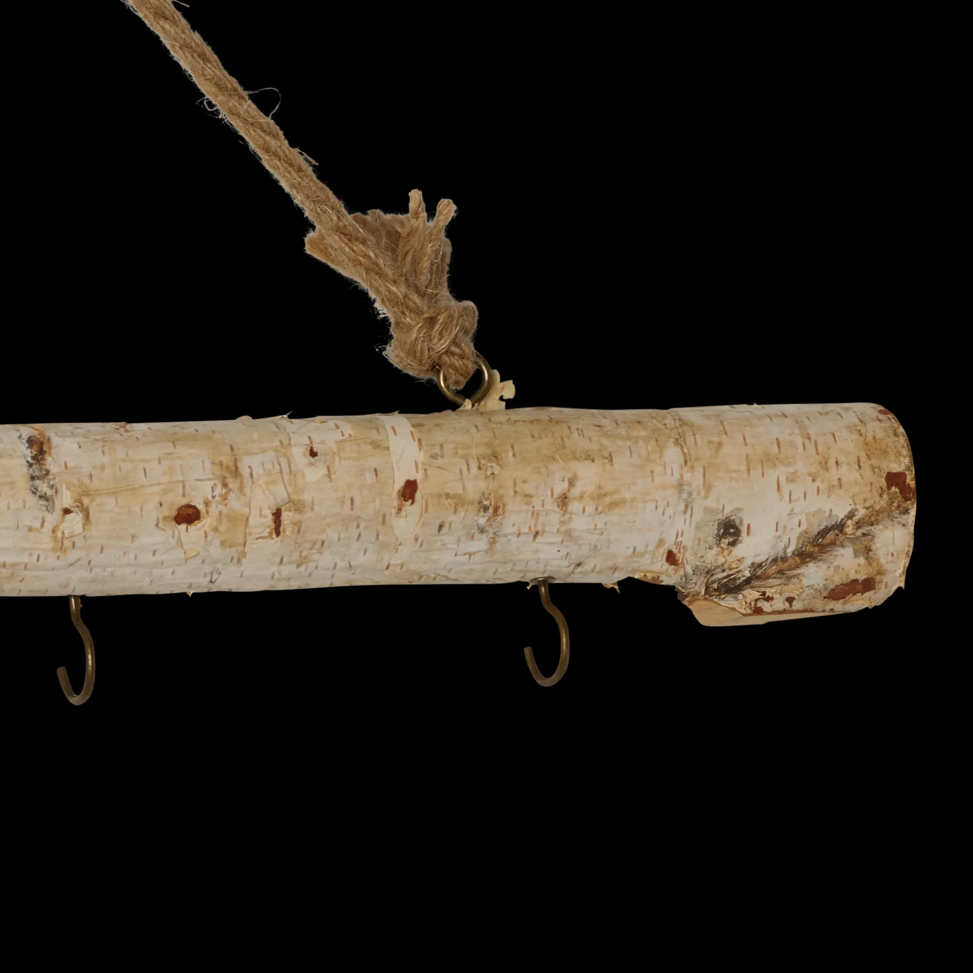 New CASA Birch Ramo Con 7 Ganci Naturale