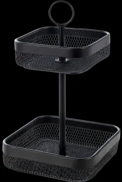 Clearance CASA Black Lunar Cesto Quadrato 2 Pezzi Nero