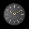 Discount CASA Black Orologio Da Parete Nero