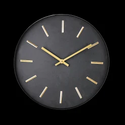 Discount CASA Black Orologio Da Parete Nero