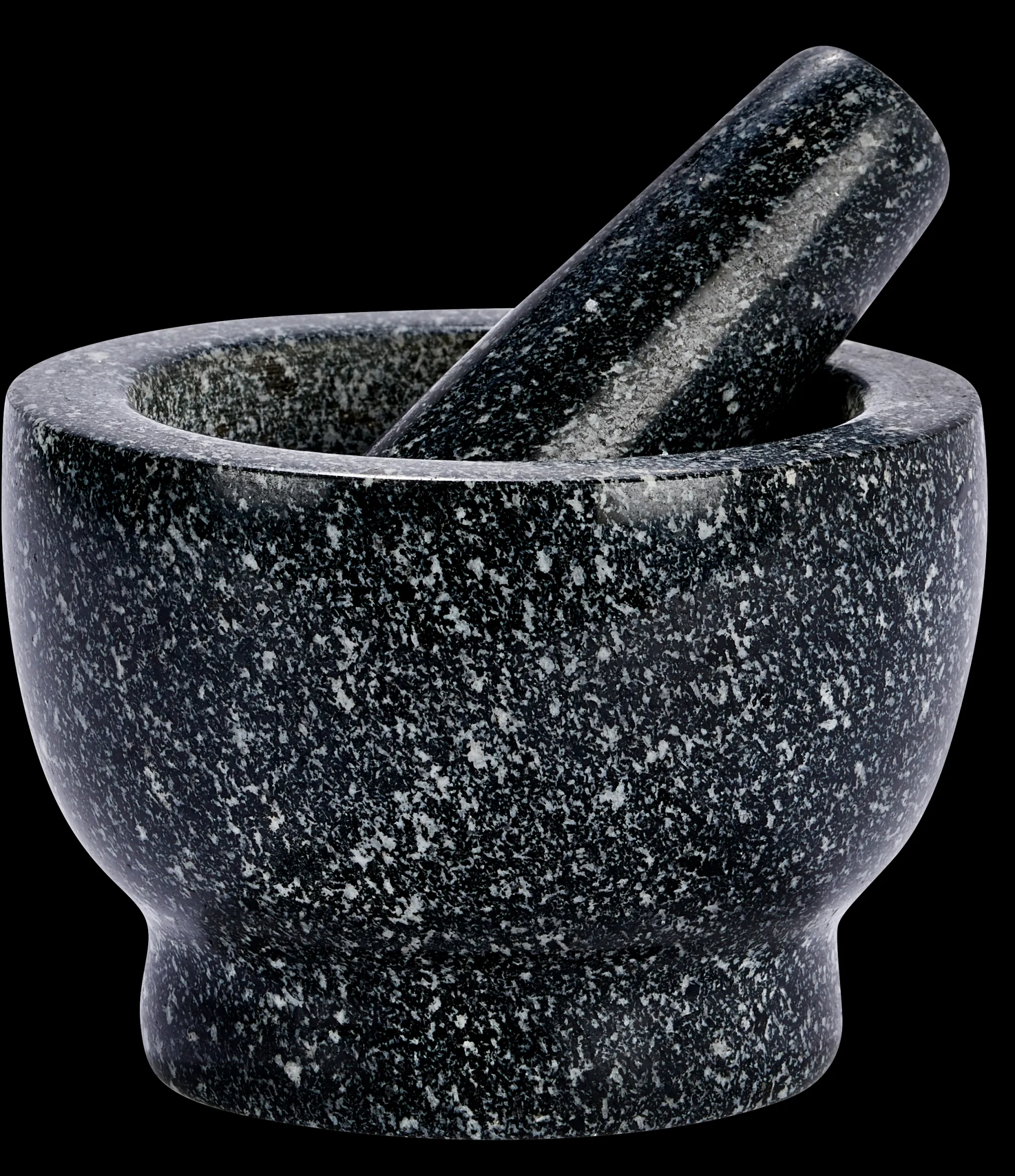 Best CASA Black Stone Mortaio Con Pestello Nero