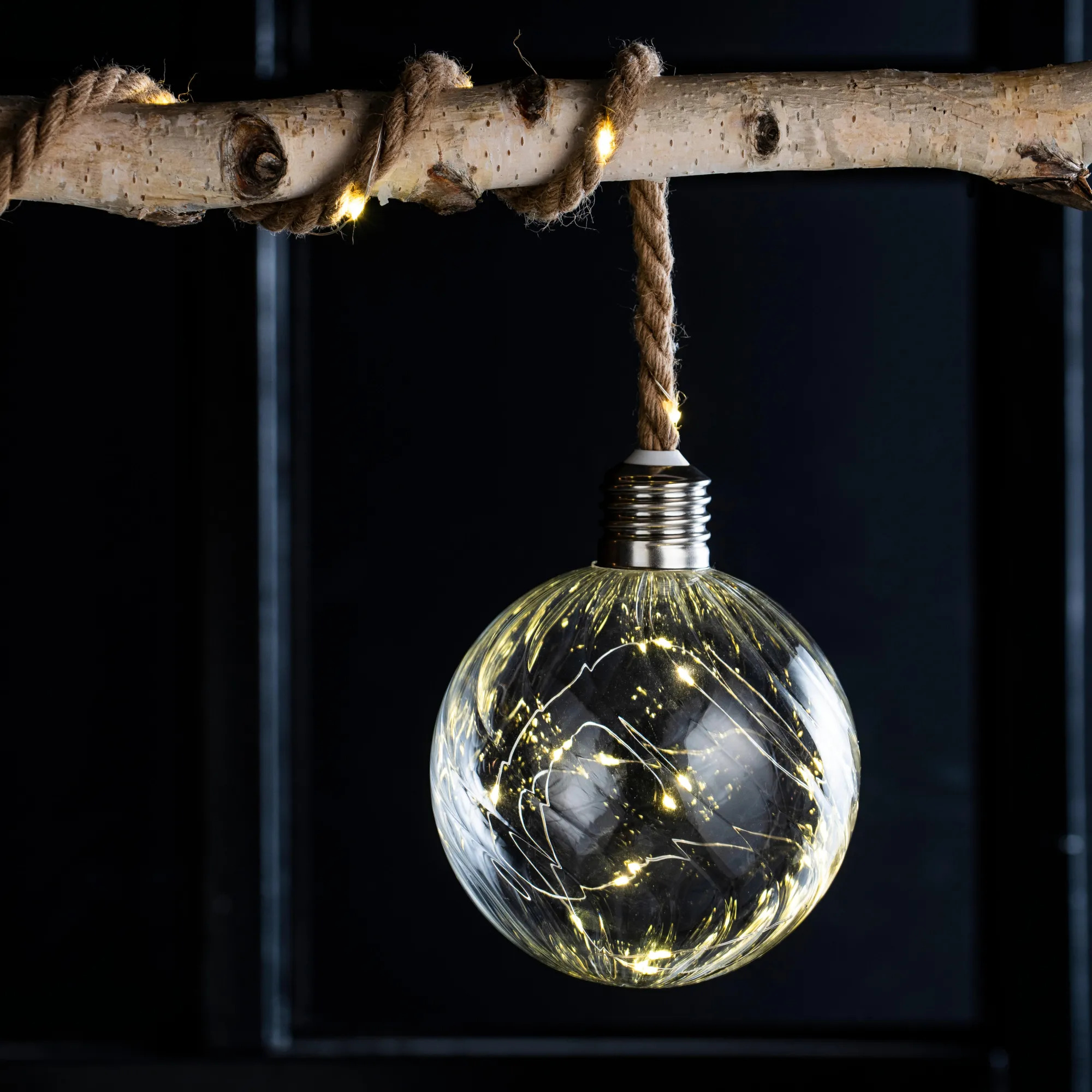 Best CASA Bloxem Pallina Decorativa 20 Luci Led Trasparente