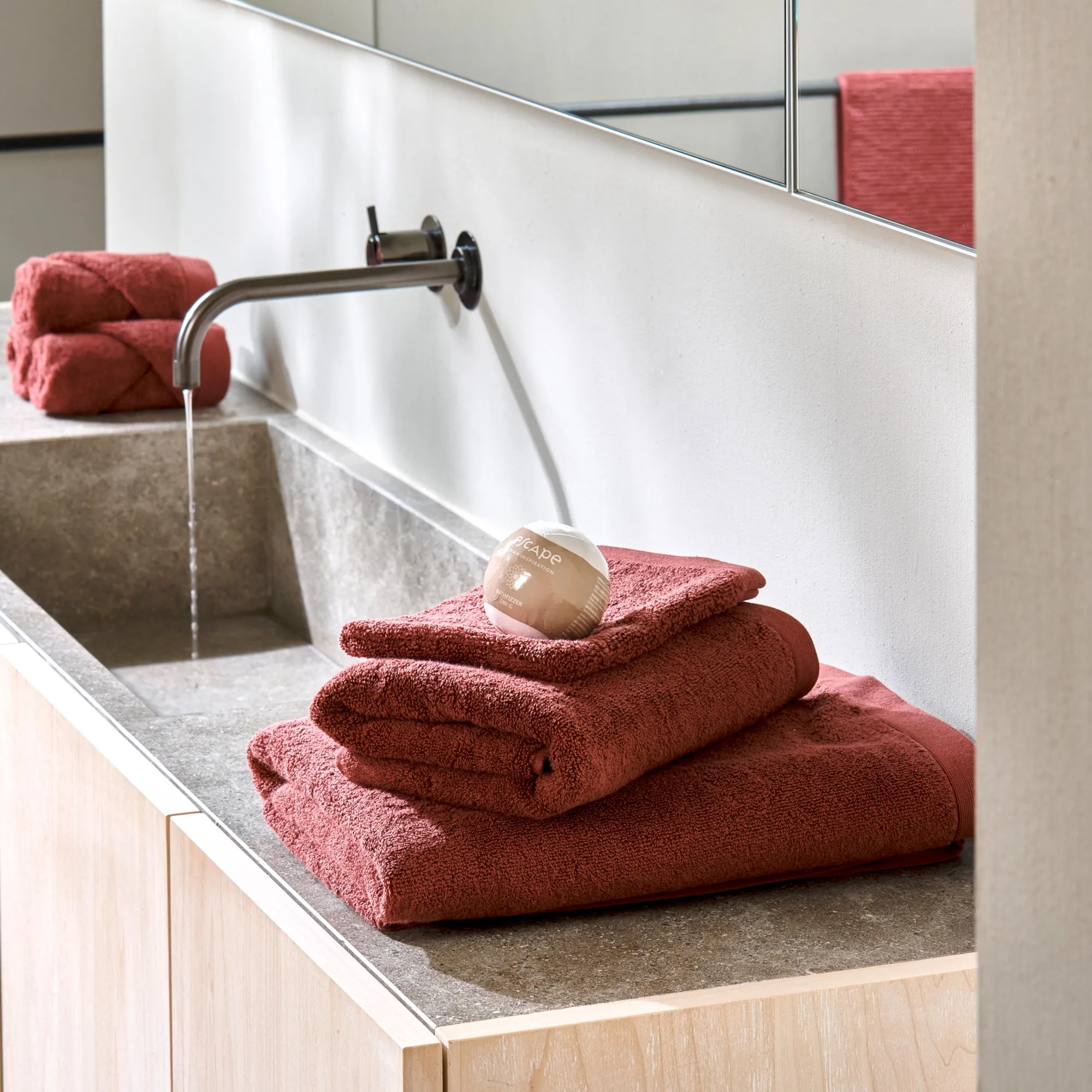 Hot CASA B-Lux Telo Da Bagno Rosso