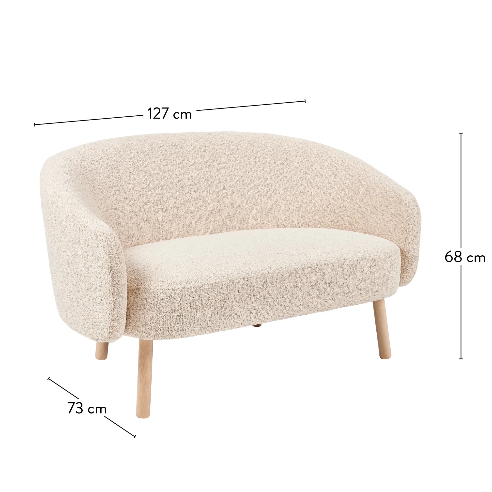 Hot CASA Boli Divano W Sedile: 127Cm