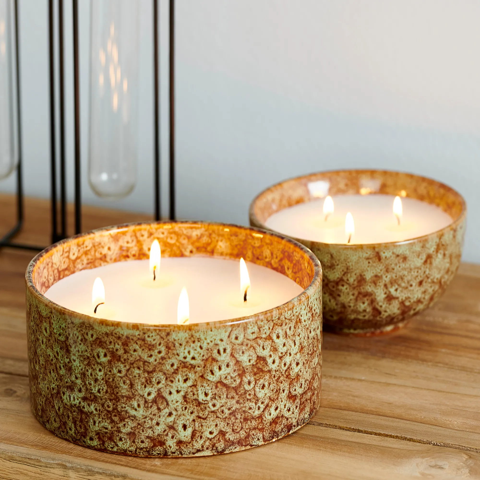 Outlet CASA Bowl Candela In Vaso Bianco