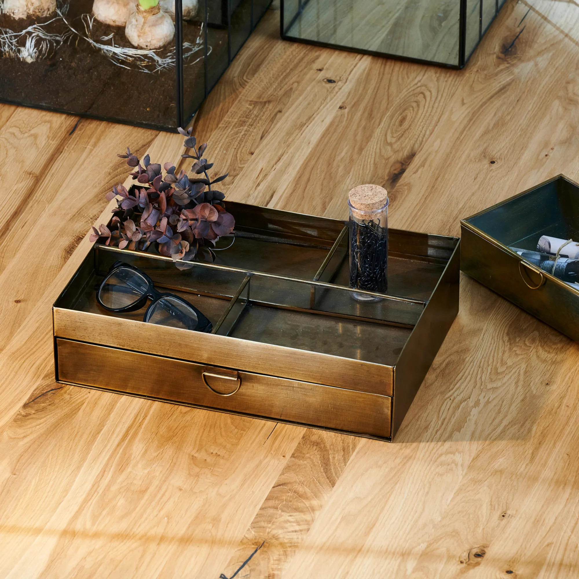 Outlet CASA Brass Portaoggetti Bronzo