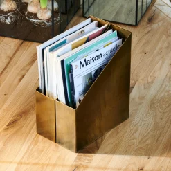 Outlet CASA Brass Portariviste Bronzo