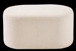 Clearance CASA Capsule Pouf: Bianco