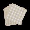 Online CASA Check Sand Set Di 20 Tovaglioli Beige