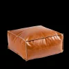 Hot CASA Cognac Pouf Marrone