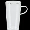 Outlet CASA Crema Mug A Doppia Parete Trasparente