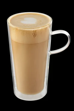 Outlet CASA Crema Mug A Doppia Parete Trasparente