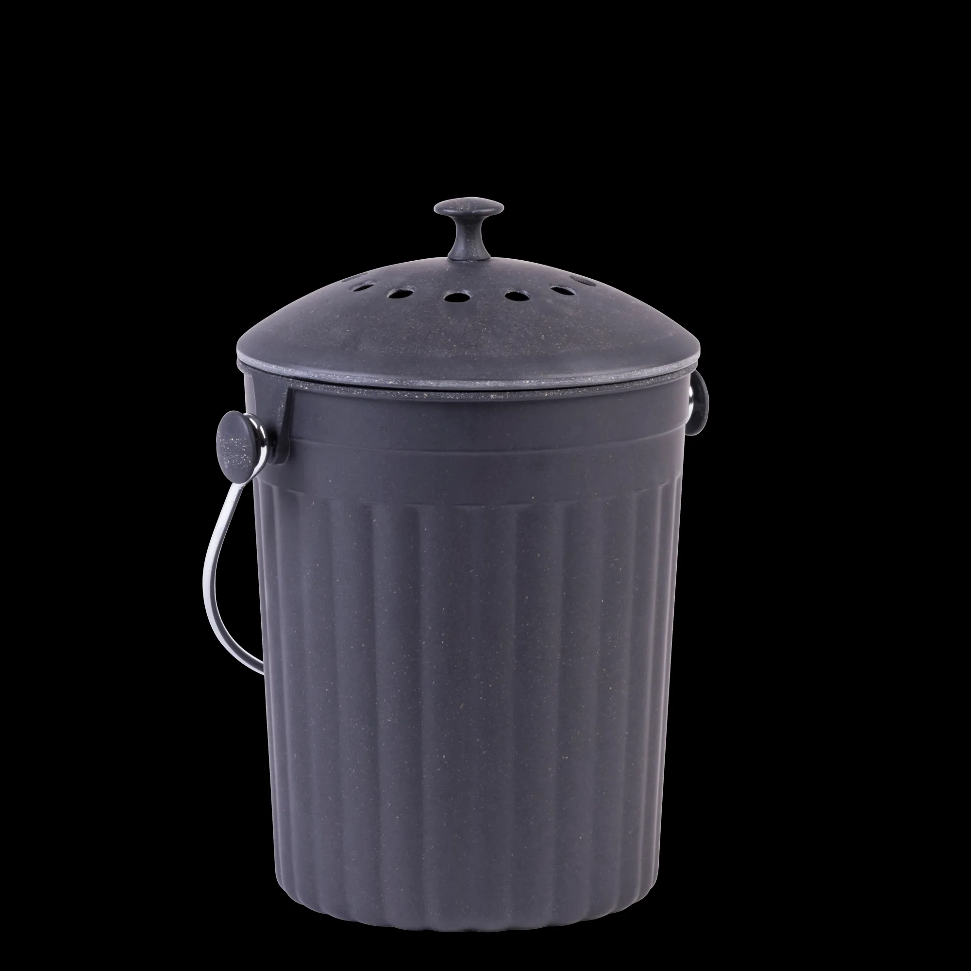 Sale CASA Creola Black Contenitore Rifiuti Org. Con Filtro Nero