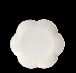 New CASA Dahlia Flower Piatto Bianco