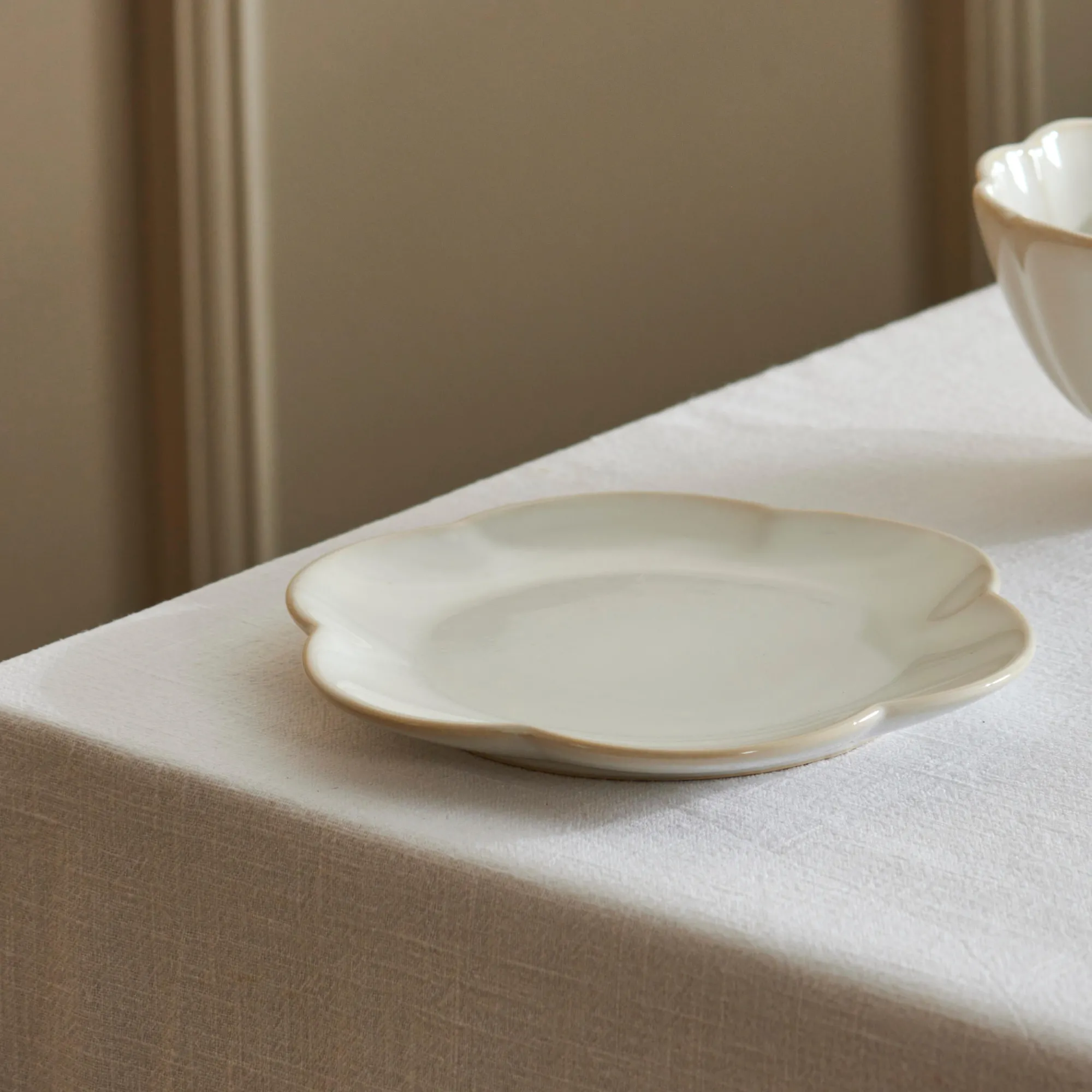 Discount CASA Dahlia Flower Piatto Bianco