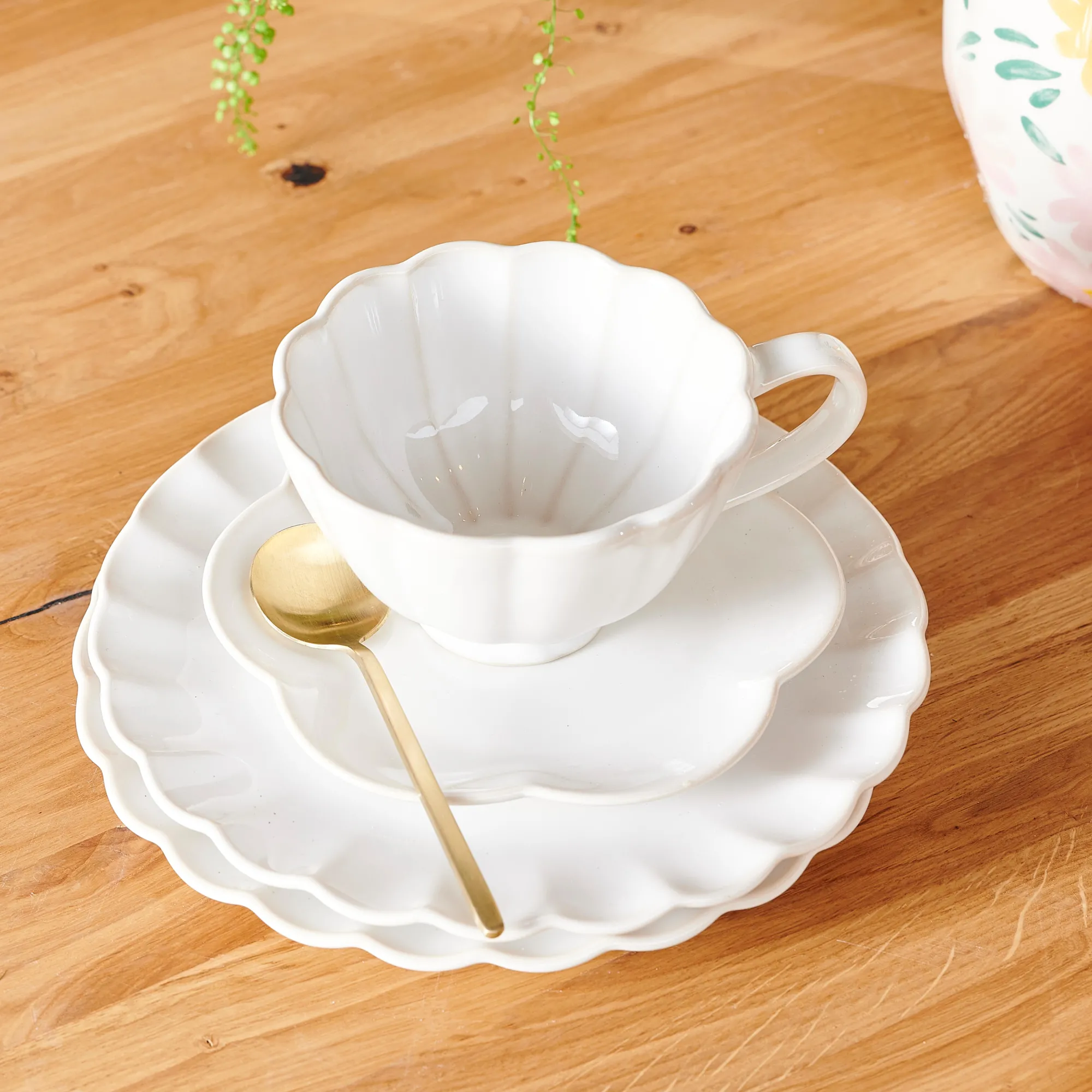 Clearance CASA Dahlia Maxi Mug Bianco
