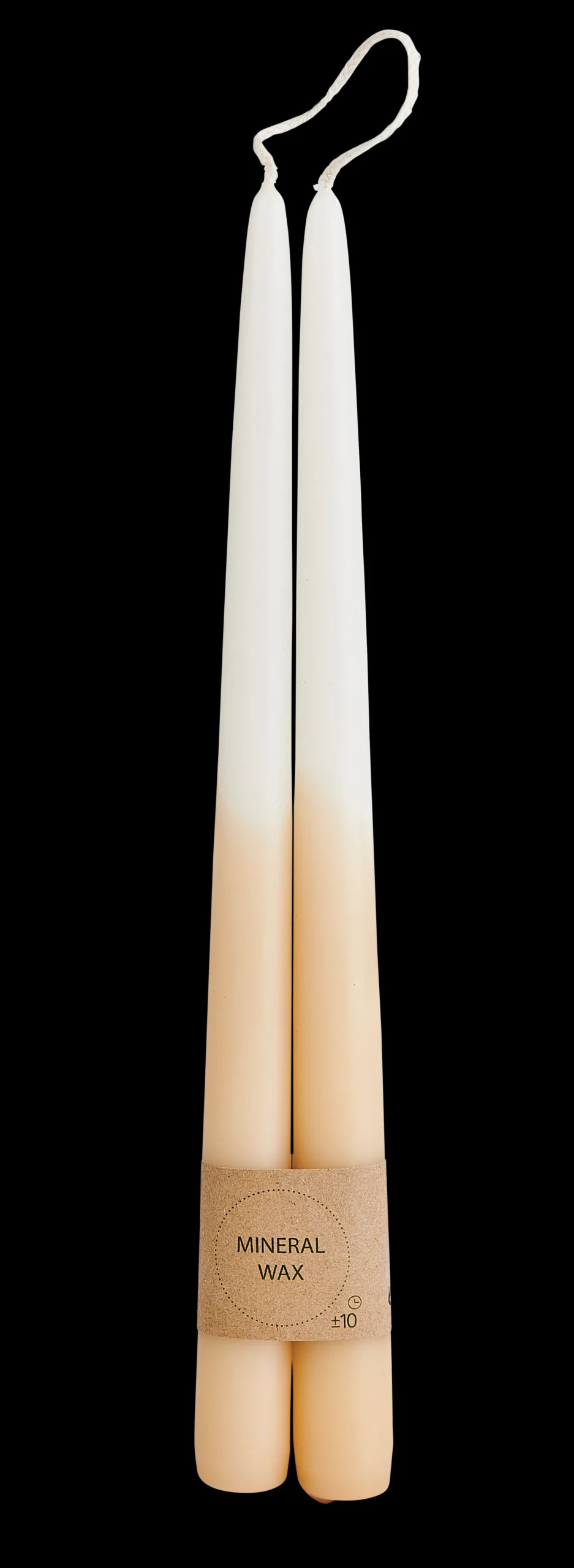 Best CASA Duo Candele Da Cena Set Di 2 Crema, Marrone Chiaro, Multicolore
