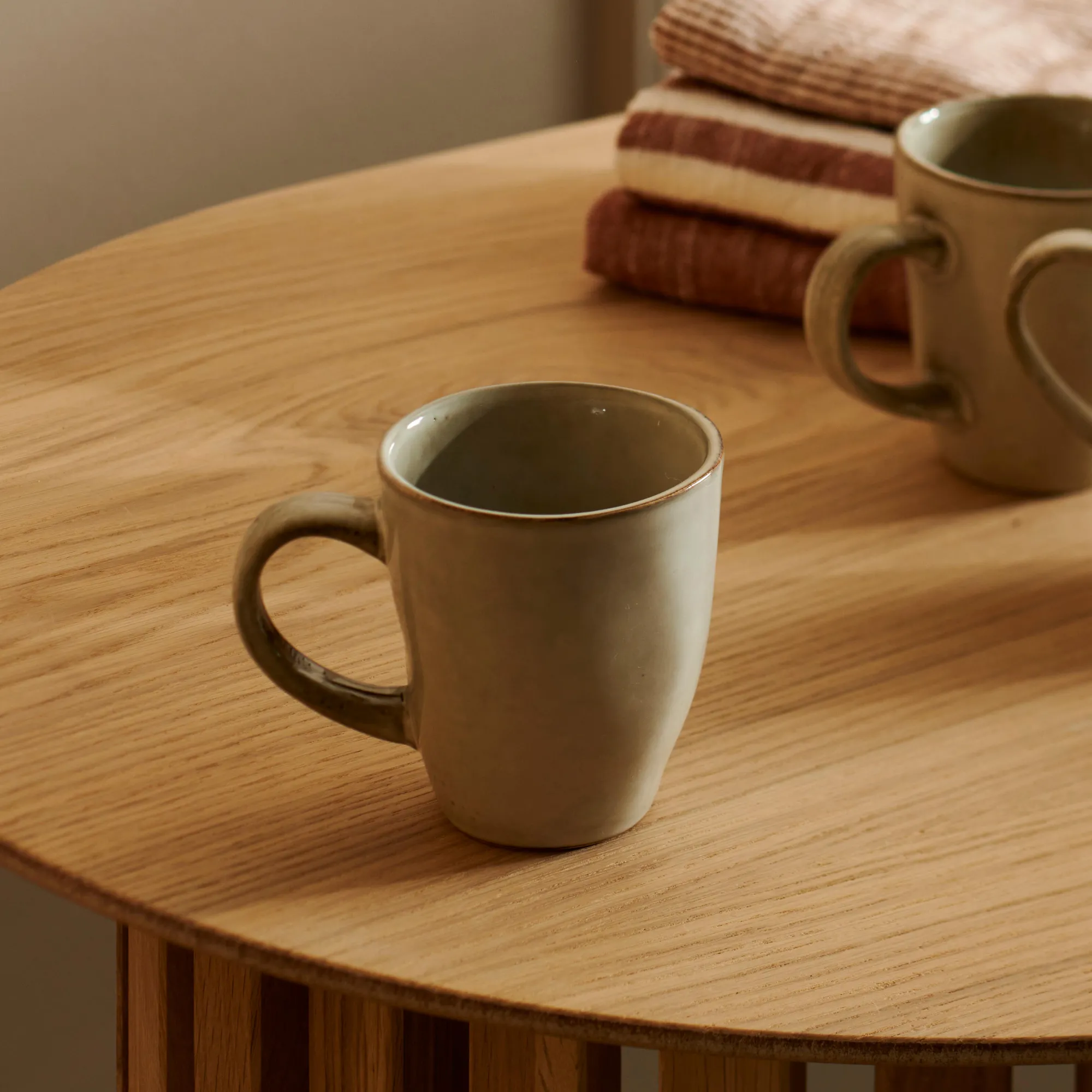 Clearance CASA Earth Marl Mug Con Manico Crema