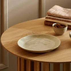 Clearance CASA Earth Marl Piatto Dessert Crema