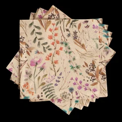Sale CASA Eco Dried Flower Set Di 20 Tovaglioli Multicolore