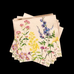 Hot CASA Eco Floral Set Di 20 Tovaglioli Vari Colori